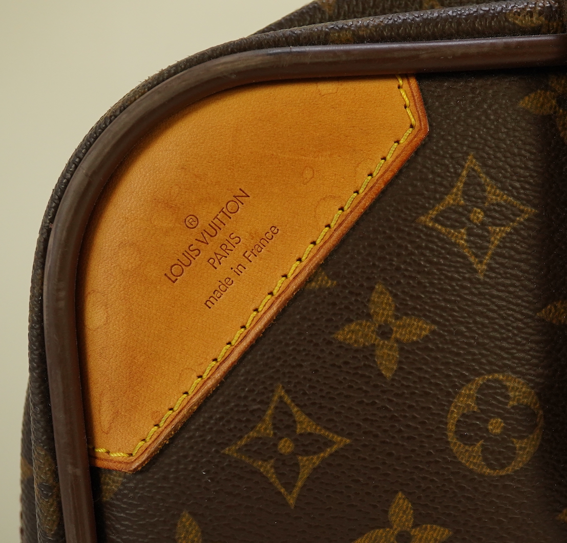 A Louis Vuitton suitcase